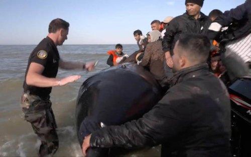 French police puncture migrant boats at sea for first time