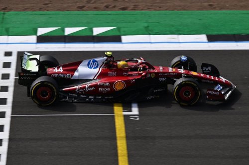 Hamilton says Ferrari "in the mix" after impressive practice pace at British GP