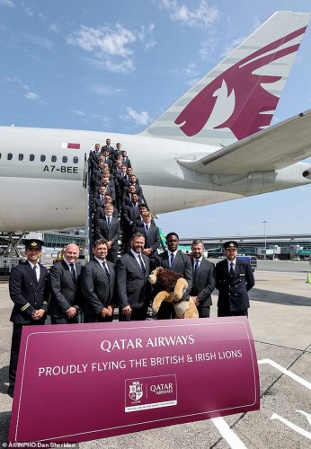 The Lions head Down Under! Maro Itoje leads his squad to Australia... flying in the world's most luxurious suites
