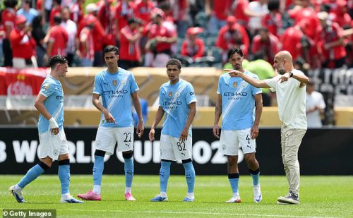 Pep Guardiola admits Man City will actively trim squad size ahead of Premier League season amid interest in two key players