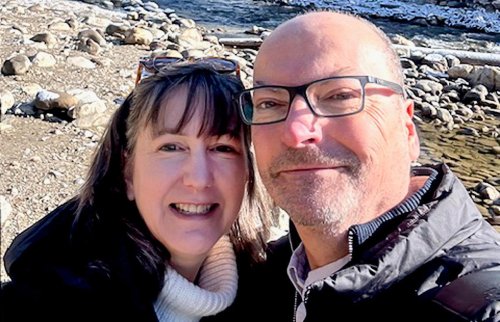We were widowed at the same time, then we fell in love