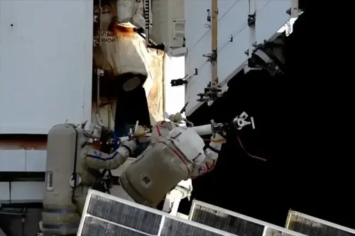 Mysterious holes discovered on the outside of the International Space Station