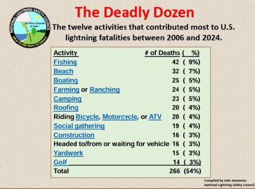 People keep being struck by lightning: 4 reports in about 24 hours