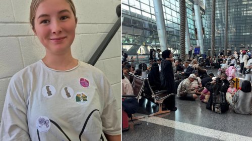 Brit teen stranded in Doha amid flight chaos
