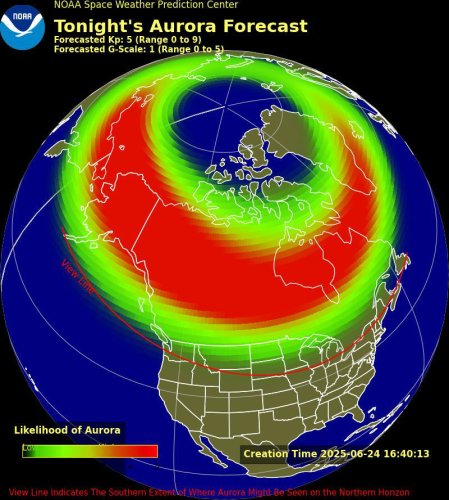 Multiple states could see northern lights this week. See map.
