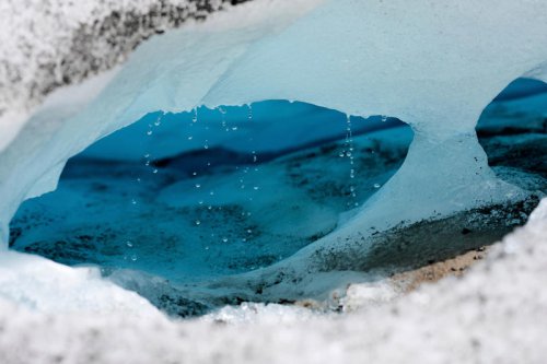 Switzerland&rsquo;s famous glaciers are starting to look like Swiss cheese