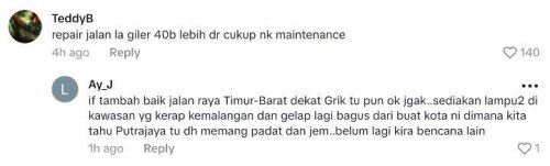 MIP: Vehicles Will Travel Underground In Kota Madani, Malaysians Say Repair Current Roads First
