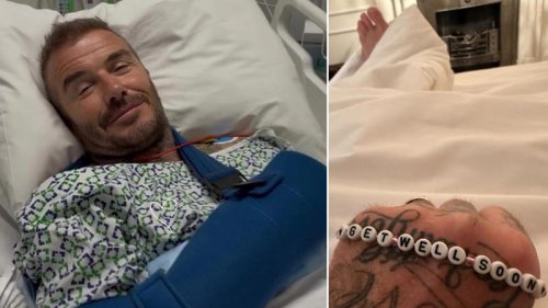 David Beckham hospitalised after mystery injury