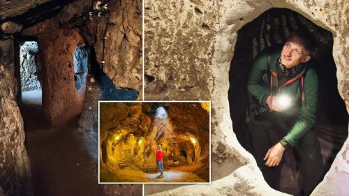 Man knocks down basement wall and discovers vast underground city