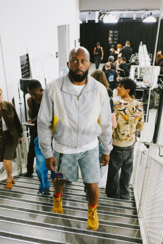 The Most Stylish Man at Paris Fashion Week? Pharrell&rsquo;s Bodyguard