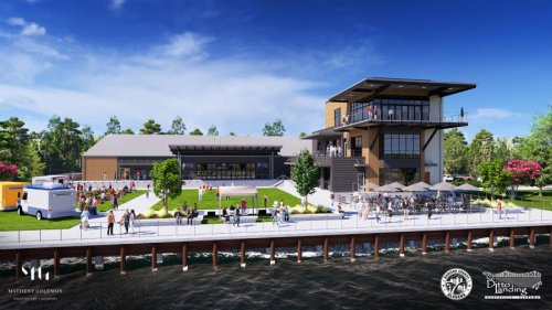 Local leaders break ground on new Ditto Landing event center, construction underway