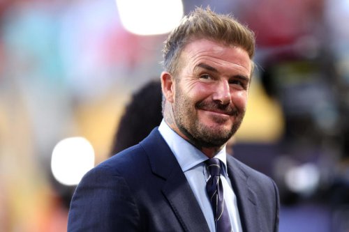 David Beckham pictured in hospital by Victoria Beckham: 'Get well soon daddy'