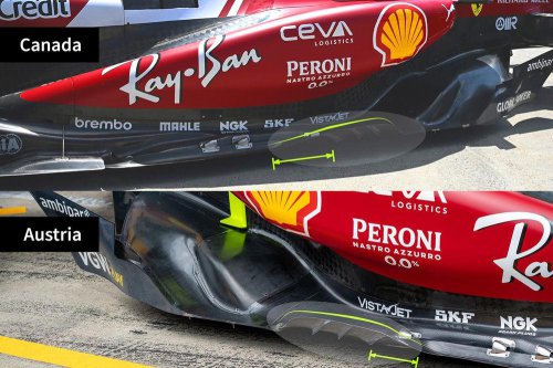 Here's what Ferrari is targeting with its F1 Austrian GP floor upgrades