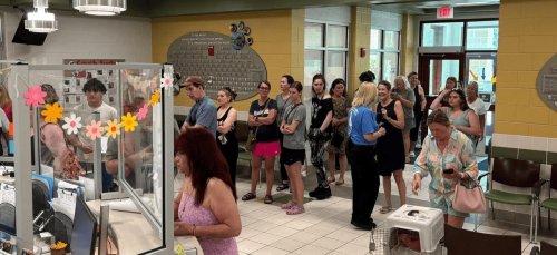 The AC broke at an animal shelter. People lined up out the door to foster pets.