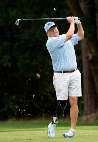 A return to competitive golf helped Garrett Smyth find balance after amputation