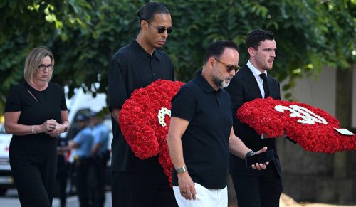 Heartbreaking scenes as tragic Diogo Jota and brother Andre Silva laid to rest