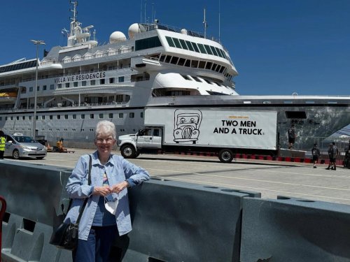 Woman moves onto a cruise ship &ndash; and plans to live there for 15 years