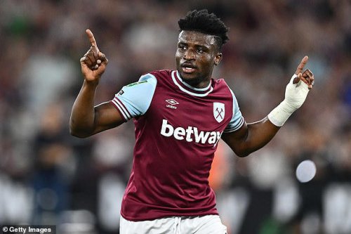 West Ham 'REJECT &pound;50m offer for Mohammed Kudus from London rivals' as Hammers 'demand &pound;85m'