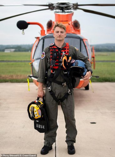 Hero Coast Guard saves 165 from Texas floods on his first callout after surprise career switch