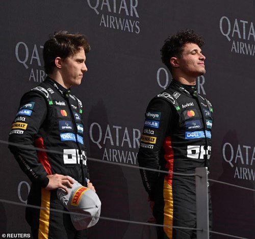 McLaren boss warns Lando Norris team-mate Oscar Piastri will be 'more determined' after penalty