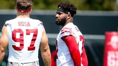 49ers' new edge: Bryce Huff on Nick Bosa, outlook for Mykel Williams, facing Trent Williams