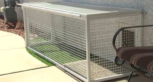 Custom-built cages protecting pets from coyotes trending in Las Vegas Valley
