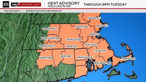 Chantal's remnants could fuel storms in Boston amid heat advisory, weather maps show