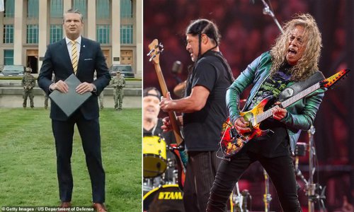 Rock band Metallica issues copyright strike to Pentagon