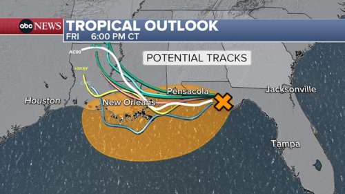 Gulf Coast braces for tropical rainstorm that could strengthen to Dexter