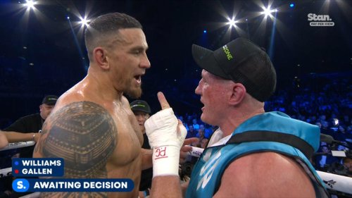 Gallen reveals what SBW said in fiery post-fight moment
