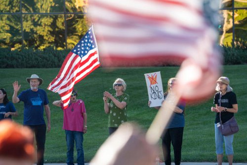 Hundreds rally in Des Moines for 'Good Trouble Lives On' protests in memory of John Lewis