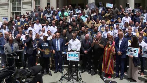 Eric Adams picks up NYC police union endorsements in mayor's race, while the biggest one is still deciding
