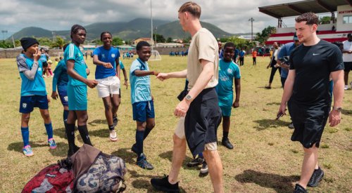 Cole Palmer arrives to hero's welcome in St. Kitts as Chelsea star celebrates Club World Cup brilliance