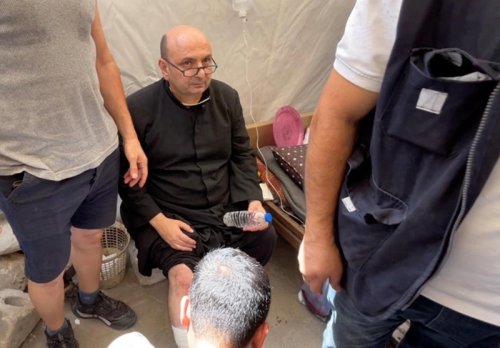 Two dead and several injured after Israeli strike on Gaza&rsquo;s only Catholic church