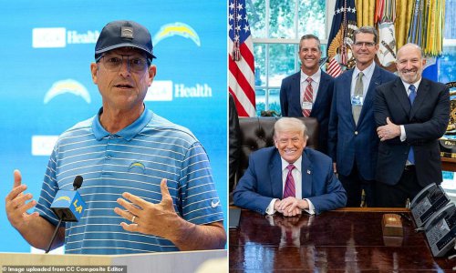 NFL coach Jim Harbaugh reflects on White House visit