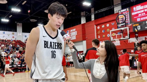 No joke: Chinese rookie Yang Hansen is the NBA&rsquo;s biggest summer star