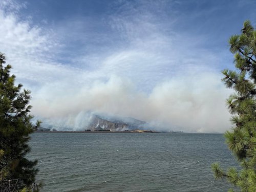 Burdoin Fire in Klickitat Co. grows to 8,700 acres; About 250 buildings at risk