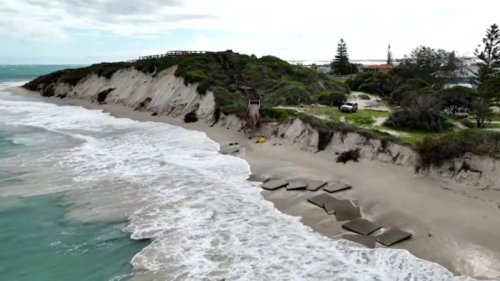 Fears entire town could be washed away