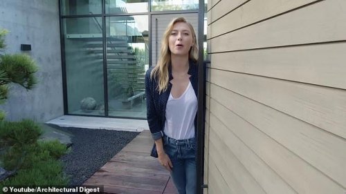 Maria Sharapova 'puts LA mansion with bowling alley and stunning views on the market for &pound;18.5M'
