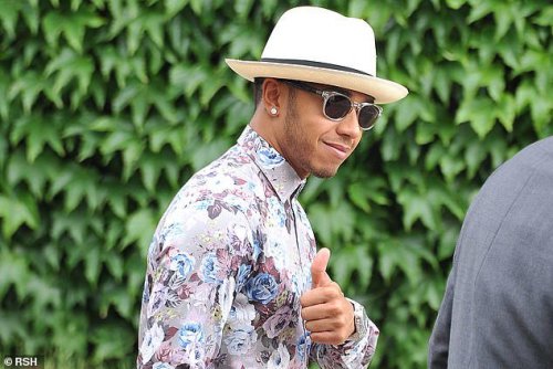 Moment Lewis Hamilton was refused entry to Wimbledon's royal box after breaking strict protocol