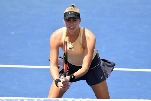 Fanny Stollar: Hungarian tennis and social media star has her best Grand Slam finish