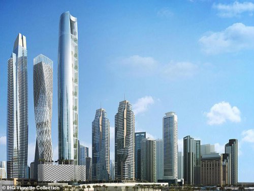 The world's tallest hotel is set to open later this year - with a rooftop infinity pool