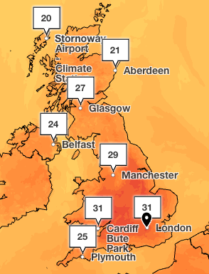 How long will the third heatwave of the summer last?