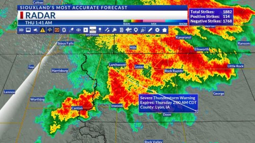Severe Weather alerts issued in parts of Siouxland, svr threat on the rise
