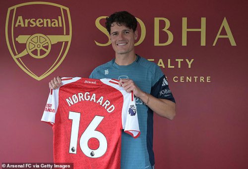 Revealed: The Odegaard text that convinced Arteta's latest summer signing Norgaard to join Arsenal