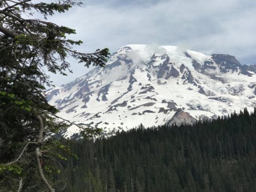 Mount Rainier is rattled by more than 300 earthquakes. It's the largest swarm in years.