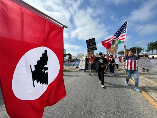 Protesters take to Oxnard streets over immigration raids
