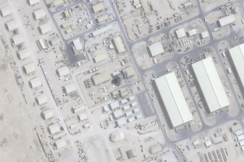 Satellite images show damage from Iran strike on US air base