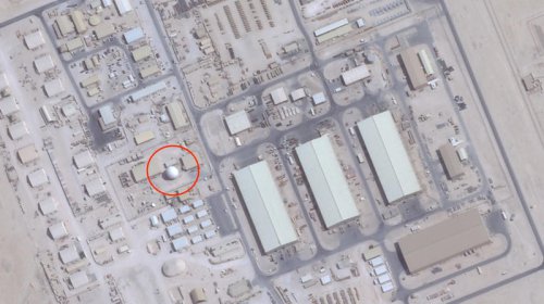 Satellite images show damage at the US base Iran attacked with ballistic missiles &mdash; one of which hit it