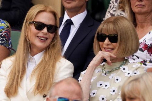 Keira Knightley, Nicole Kidman and Anna Wintour in royal box for Wimbledon final